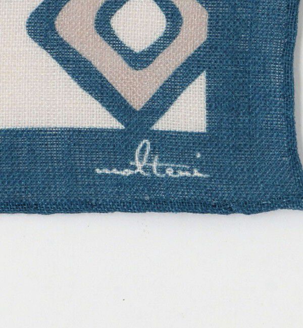 UNITED ARROWS「＜molteni＞ スクエア コモンプリント ポケットチーフ」|ハンカチ|