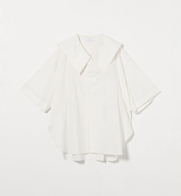 ASTRAET「＜ASTRAET＞ハーフスリーブ セーラーカラーブラウス2」|シャツ・ブラウス|