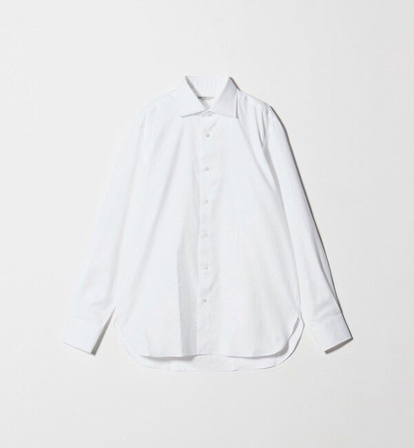 UNITED ARROWS「＜SOVEREIGN＞CANCLINI ツイル ハンドライン ワイドカラー シャツ」|シャツ・ブラウス|