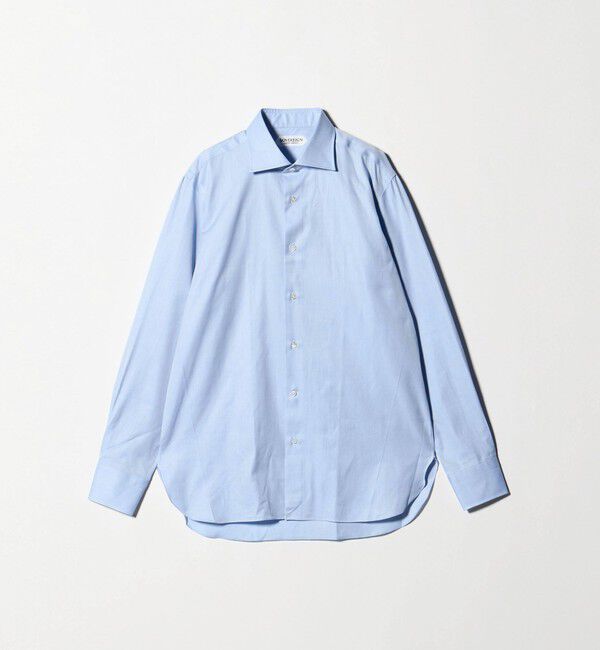 UNITED ARROWS「＜SOVEREIGN＞CANCLINI ツイル ハンドライン ワイドカラー シャツ」|シャツ・ブラウス|