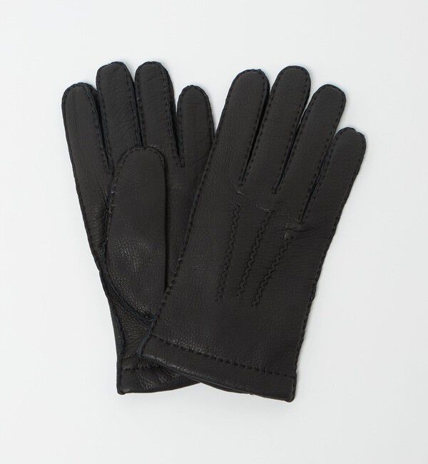 UNITED ARROWS「＜PIERO RESTELLI＞ディアスキン ラインド グローブ」|手袋|BLACK