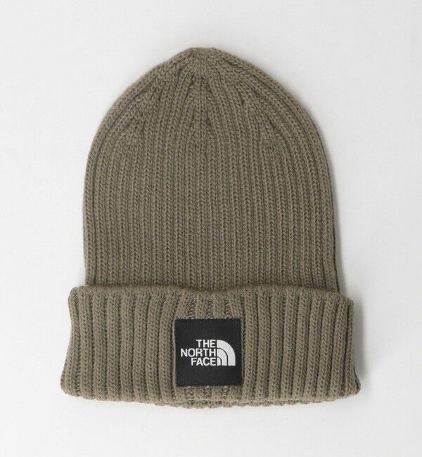 UNITED ARROWS green label relaxing「＜THE NORTH FACE＞ロゴ ビーニー」|ニット帽|BEIGE