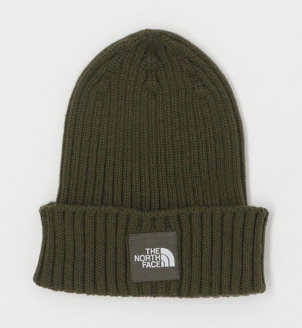 UNITED ARROWS green label relaxing「＜THE NORTH FACE＞ロゴ ビーニー」|ニット帽|OLIVE