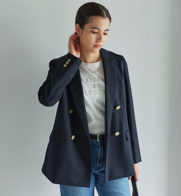 UNITED ARROWS green label relaxing「［size SHORTあり］Greed グリード ダブル ジャケット ウォッシャブル」|テーラードジャケット|