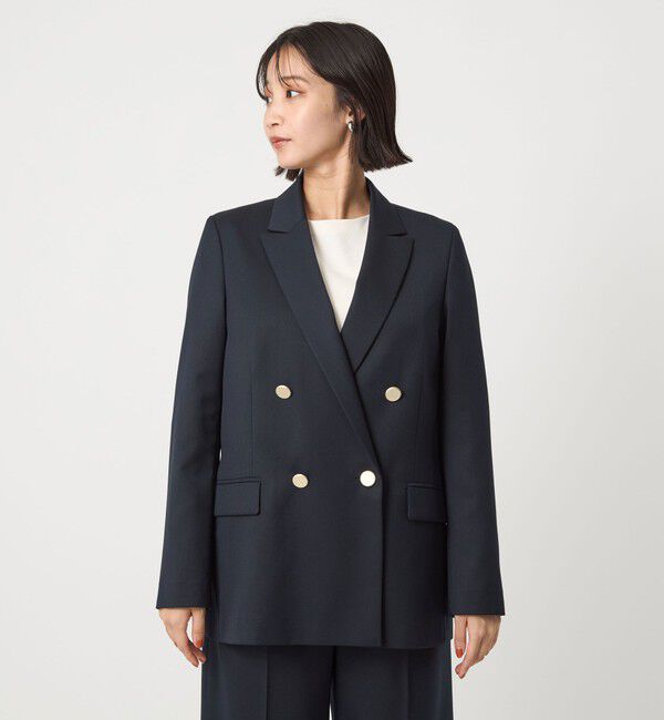 UNITED ARROWS green label relaxing「［size SHORTあり］Greed グリード ダブル ジャケット ウォッシャブル」|テーラードジャケット|