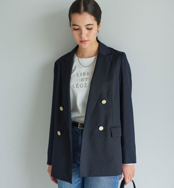 UNITED ARROWS green label relaxing「［size SHORTあり］Greed グリード ダブル ジャケット ウォッシャブル」|テーラードジャケット|