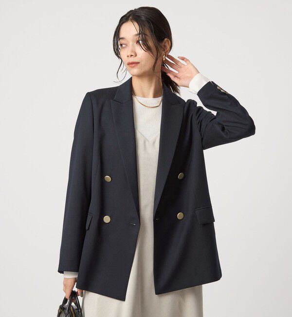 UNITED ARROWS green label relaxing「［size SHORTあり］Greed グリード ダブル ジャケット ウォッシャブル」|テーラードジャケット|