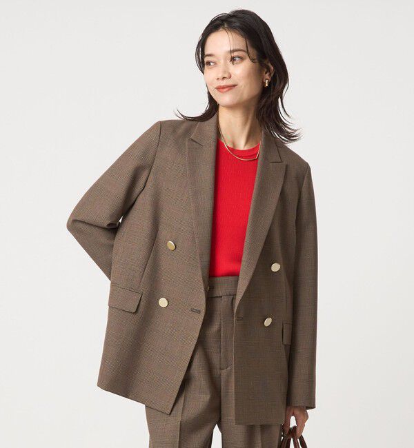 UNITED ARROWS green label relaxing「［size SHORTあり］Greed グリード ダブル ジャケット ウォッシャブル」|テーラードジャケット|