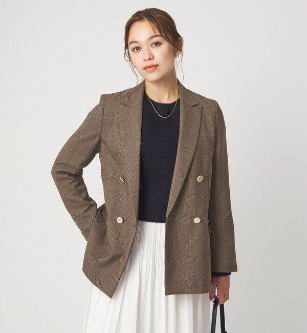 UNITED ARROWS green label relaxing「［size SHORTあり］Greed グリード ダブル ジャケット ウォッシャブル」|テーラードジャケット|