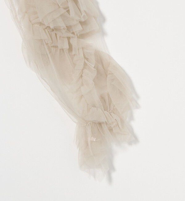 EMMEL REFINES「＜ANDRESD＞チュールレース ギャザー ブラウス＜ Select by EMMEL REFINES ＞」|シャツ・ブラウス|