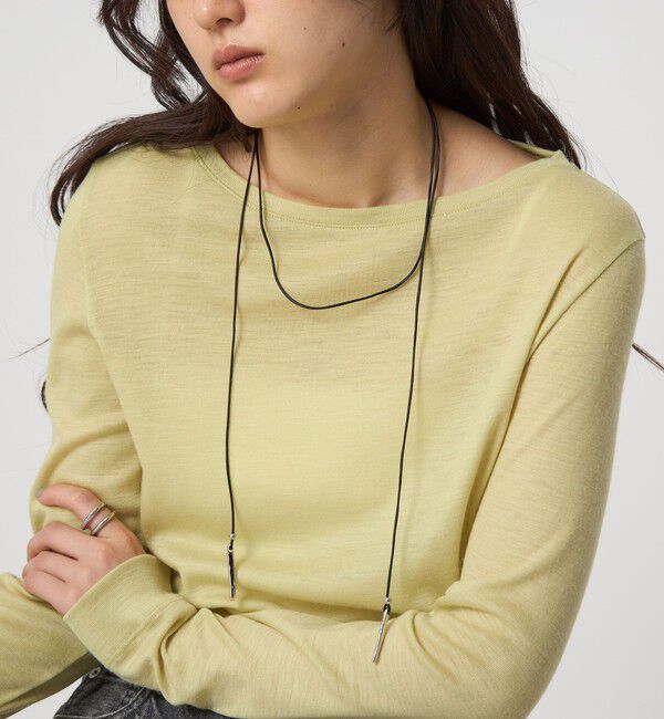 UNITED ARROWS green label relaxing「2WAYコード＆バー ネックレス」|ネックレス|SILVER