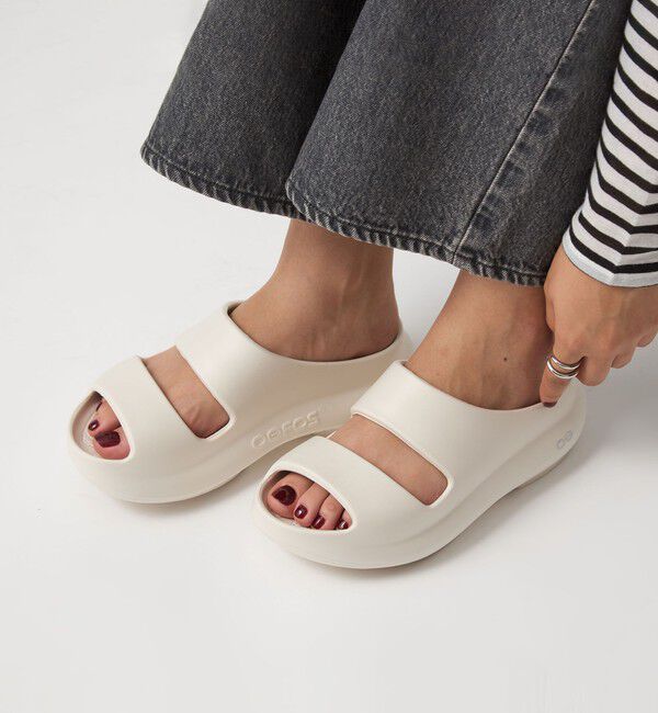 UNITED ARROWS green label relaxing「＜OOFOS＞OOyea サンダル」|サンダル|OFF WHITE