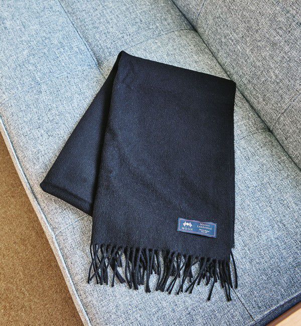 UNITED ARROWS green label relaxing「＜MOON＞ソリッド マフラー」|マフラー|NAVY