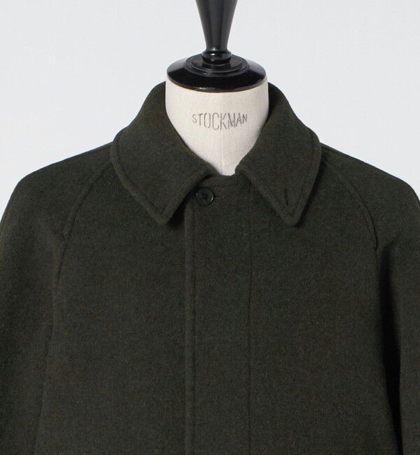 UNITED ARROWS green label relaxing「Ballis バリス モッサー バルカラー ブラウン ステンカラーコート」|ステンカラーコート|