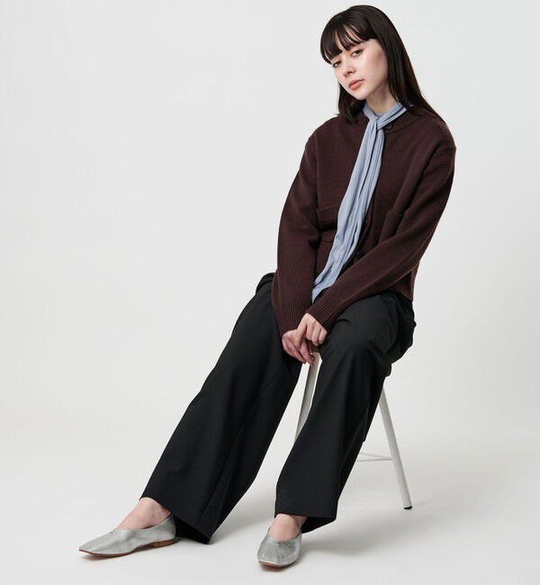 BEAUTY&YOUTH UNITED ARROWS「Vカットステッチ フラットシューズ」|バレエシューズ|