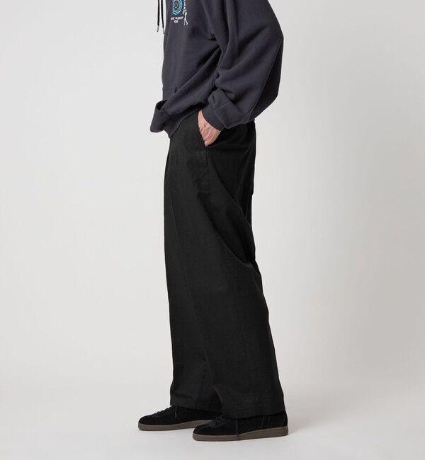 STEVEN ALAN「＜Steven Alan＞ コットン/リネン ツイル イン ツープリーツ ドレス トラウザーズ ハーフイージー」|スラックス|