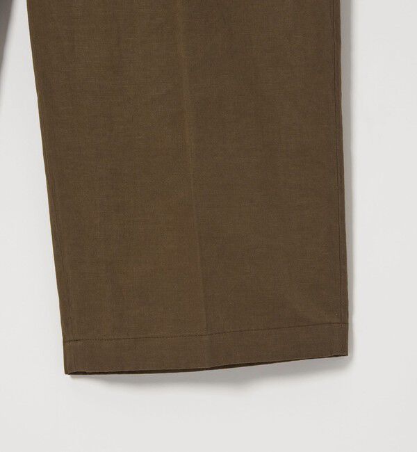 STEVEN ALAN「＜Steven Alan＞ コットン/リネン ツイル イン ツープリーツ ドレス トラウザーズ ハーフイージー」|スラックス|