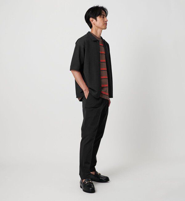 BEAUTY&YOUTH UNITED ARROWS「360&deg;MASTER 1プリーツ テーパード イージーパンツ -セットアップ対応 ストレッチ ウォッシャブル マルチ機」|チノ|