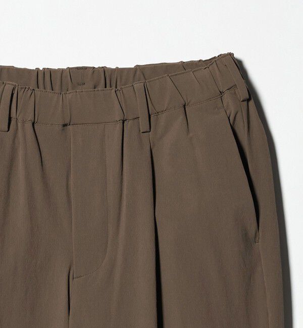BEAUTY&YOUTH UNITED ARROWS「360&deg;MASTER 1プリーツ テーパード イージーパンツ -セットアップ対応 ストレッチ ウォッシャブル マルチ機」|チノ|
