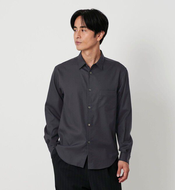 BEAUTY&YOUTH UNITED ARROWS「クリア オックスフォード レギュラー シャツ SLIM型」|シャツ・ブラウス|