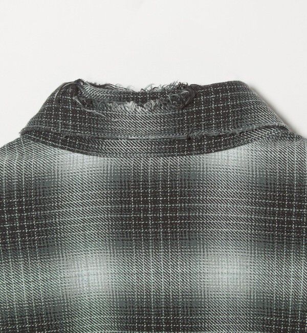 MONKEY TIME「ディストレスト ネル チェック シャツ」|シャツ・ブラウス|