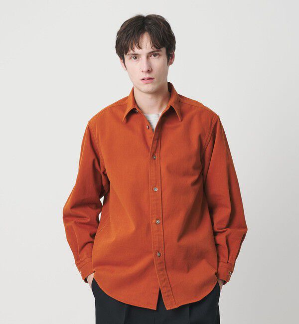 BEAUTY&YOUTH UNITED ARROWS「ダブルブラッシュ コットン レギュラーシャツ FORM型」|シャツ・ブラウス|ORANGE