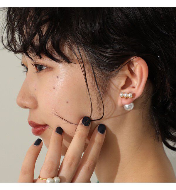 Demi-Luxe BEAMS 「Demi-Luxe BEAMS / 3粒パール x パールピアス」|その他|
