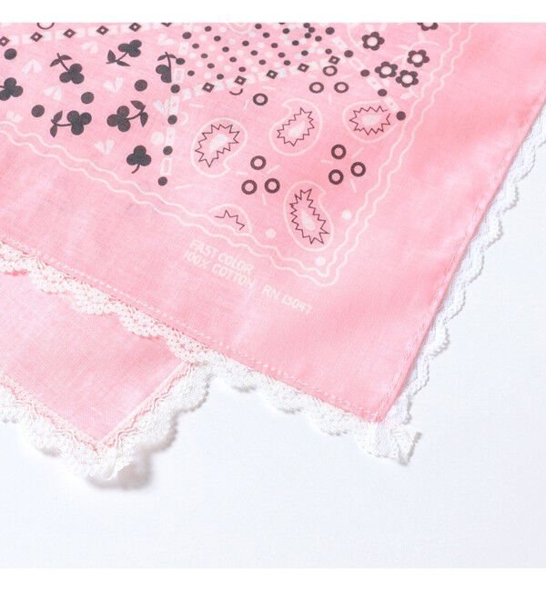 BEAMSBOY「2WAY レース バンダナ」|ハンカチ|