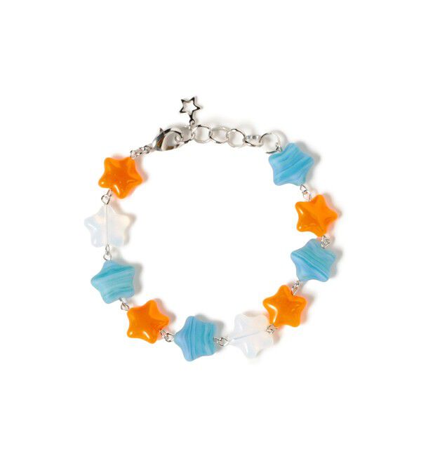 Ray BEAMS 「パリ スター ブレスレット」|ブレスレット・バングル|ORANGE/BLUE