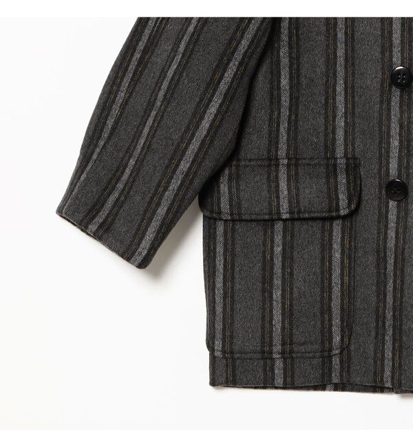 Demi-Luxe BEAMS 「BAUM UND PFERDGARTEN / ストライプ ダブルジャケット」|ダッフルコート|