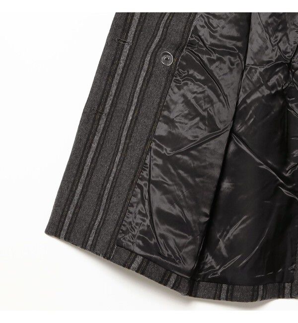 Demi-Luxe BEAMS 「BAUM UND PFERDGARTEN / ストライプ ダブルジャケット」|ダッフルコート|