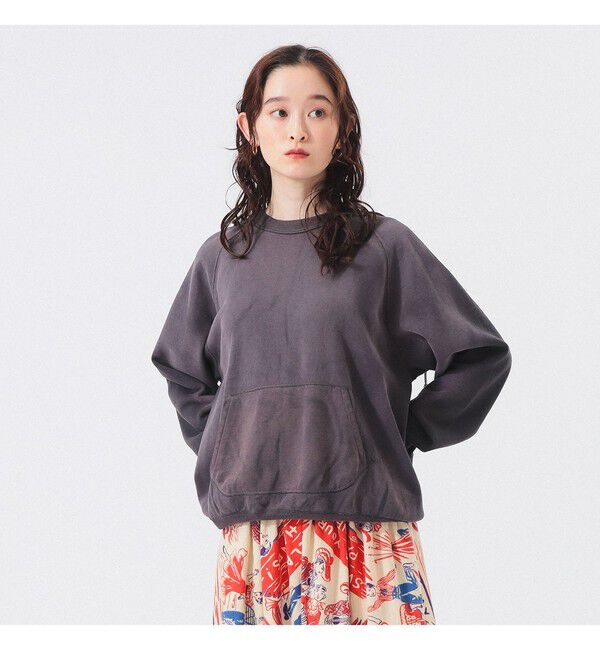 BEAMSBOY「【別注】WAREHOUSE & CO. / セコハン 後付け フーディー」|スウェット・ジャージ|BLACK