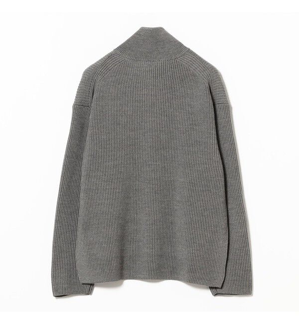 Demi-Luxe BEAMS 「BATONER / ウール リブ ハーフジップ ニット」|ニット・セーター|