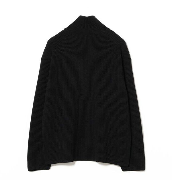 Demi-Luxe BEAMS 「BATONER / ウール リブ ハーフジップ ニット」|ニット・セーター|