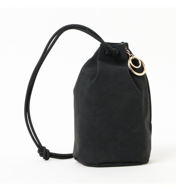 Ray BEAMS 「【WEB限定】 Hashibami / スエード ボンサック ポシェット」|ハンドバッグ|