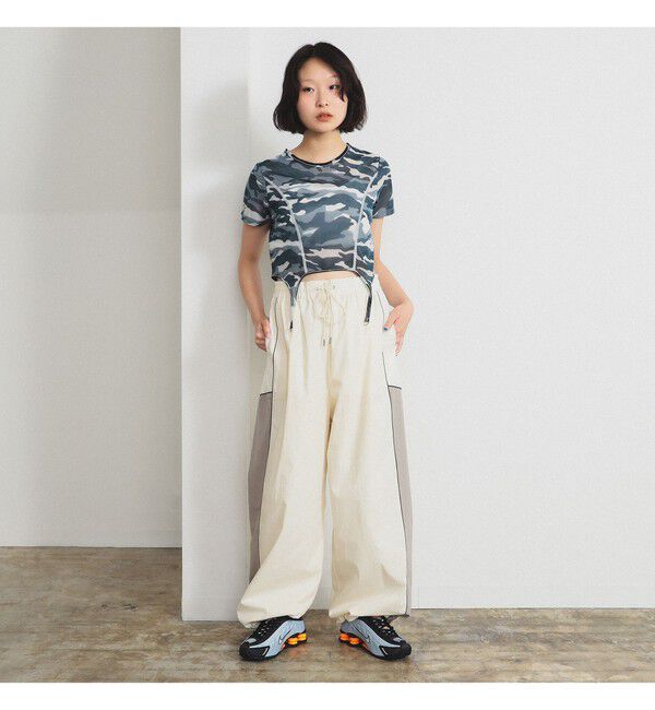 Ray BEAMS 「レース キリカエ トラックパンツ」|その他|