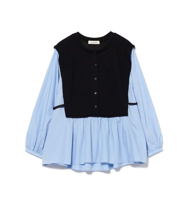 Ray BEAMS 「ケーブル ジャガード キリカエ シャツ」|シャツ・ブラウス|