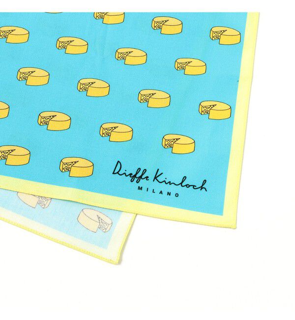 Demi-Luxe BEAMS 「Dieffe Kinloch / ピザ チーズ ハンカチ」|ハンカチ|