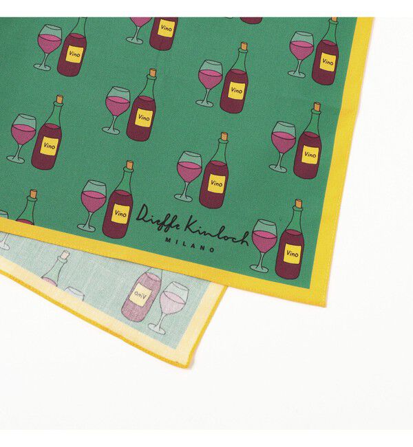 Demi-Luxe BEAMS 「Dieffe Kinloch / セラーノ ワイン ハンカチ」|ハンカチ|