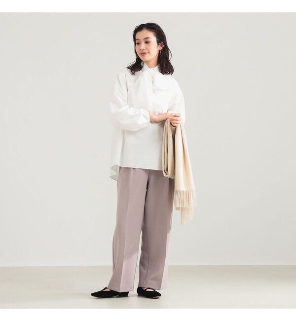 Demi-Luxe BEAMS 「ウォッシャブル ダブルクロス パンツ」|チノ|