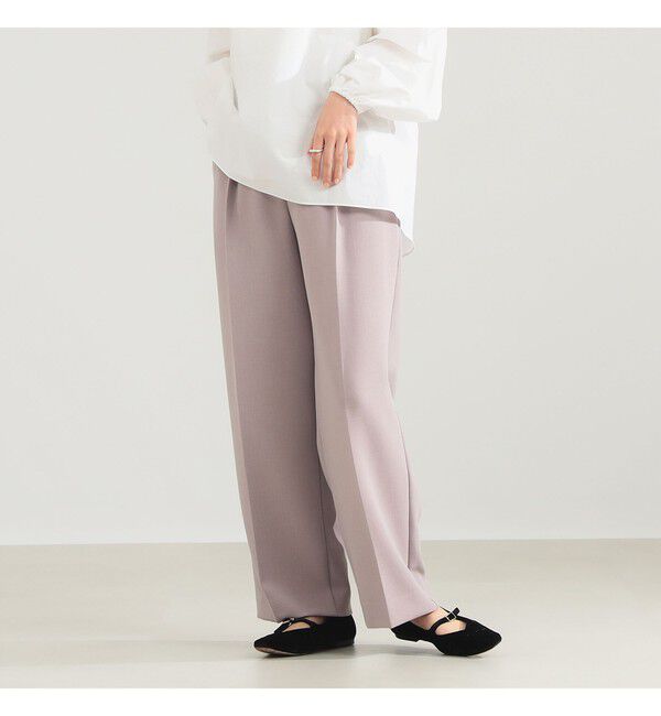 Demi-Luxe BEAMS 「ウォッシャブル ダブルクロス パンツ」|チノ|