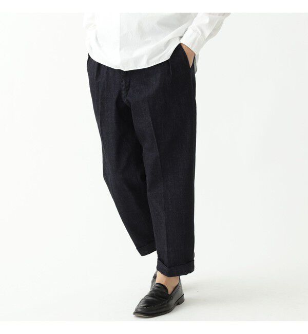 BEAMS PLUS「BEAMS PLUS / 2プリーツ デニム トラウザーズ」|その他|