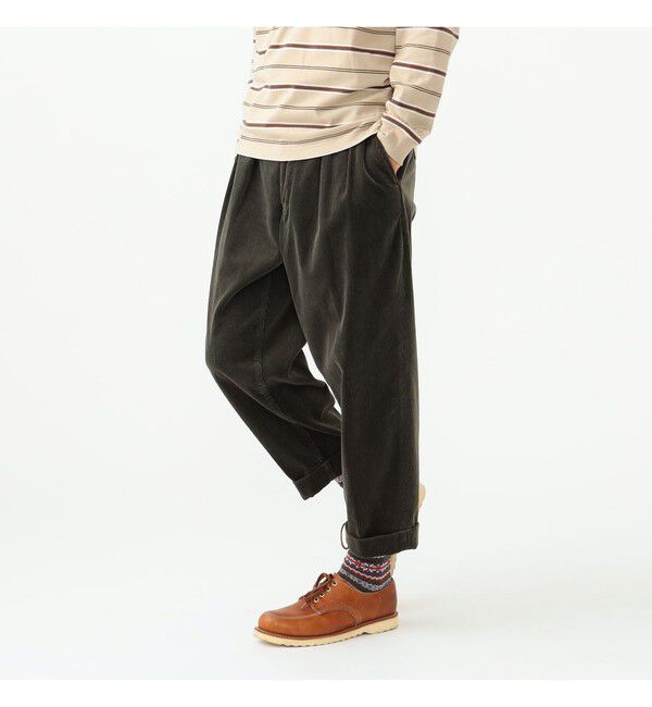BEAMS PLUS「BEAMS PLUS / 2プリーツ コーデュロイ トラウザーズ」|その他|