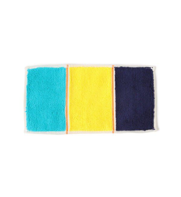 BEAMS「Otta / 三つ折り タオル ハンカチ 2025」|トイレタリー・ランドリーグッズ|NAVY/YELLOW/SAX