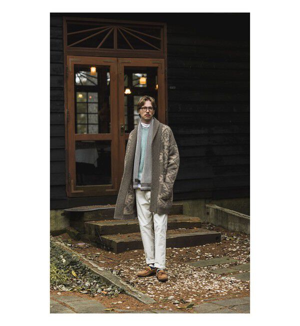 BEAMS PLUS「Gown Native Pattern Jacquard」|ニット・セーター|