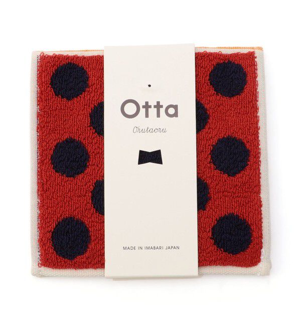 SHIPS「otta: ハンドタオル」|ハンカチ|レッド系