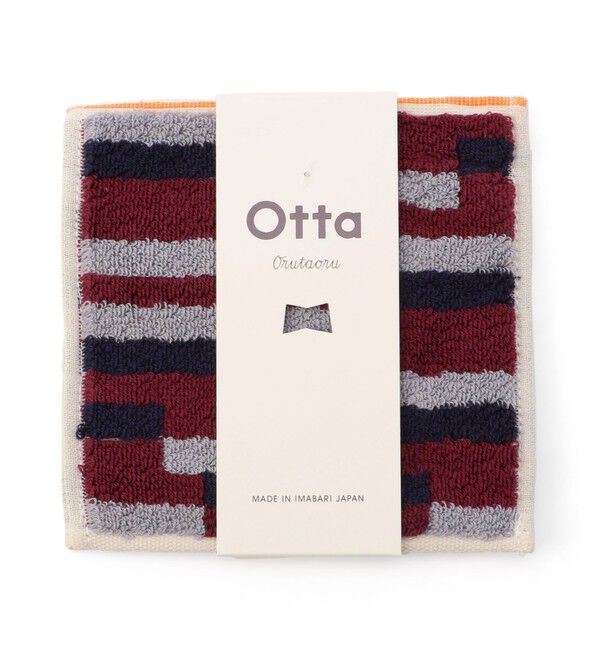SHIPS「otta: ハンドタオル」|ハンカチ|ワイン