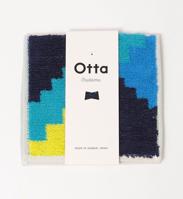 SHIPS「otta: ハンドタオル」|ハンカチ|スカイブルー