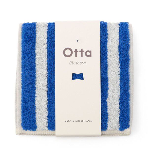 SHIPS「otta: ハンドタオル」|ハンカチ|ブルー