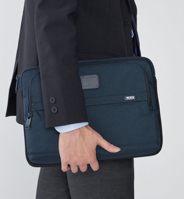 SHIPS「【SHIPS別注】TUMI:ミディアム（PC13インチまで）・ラップトップ・カバー」|ビジネスバッグ|ネイビー